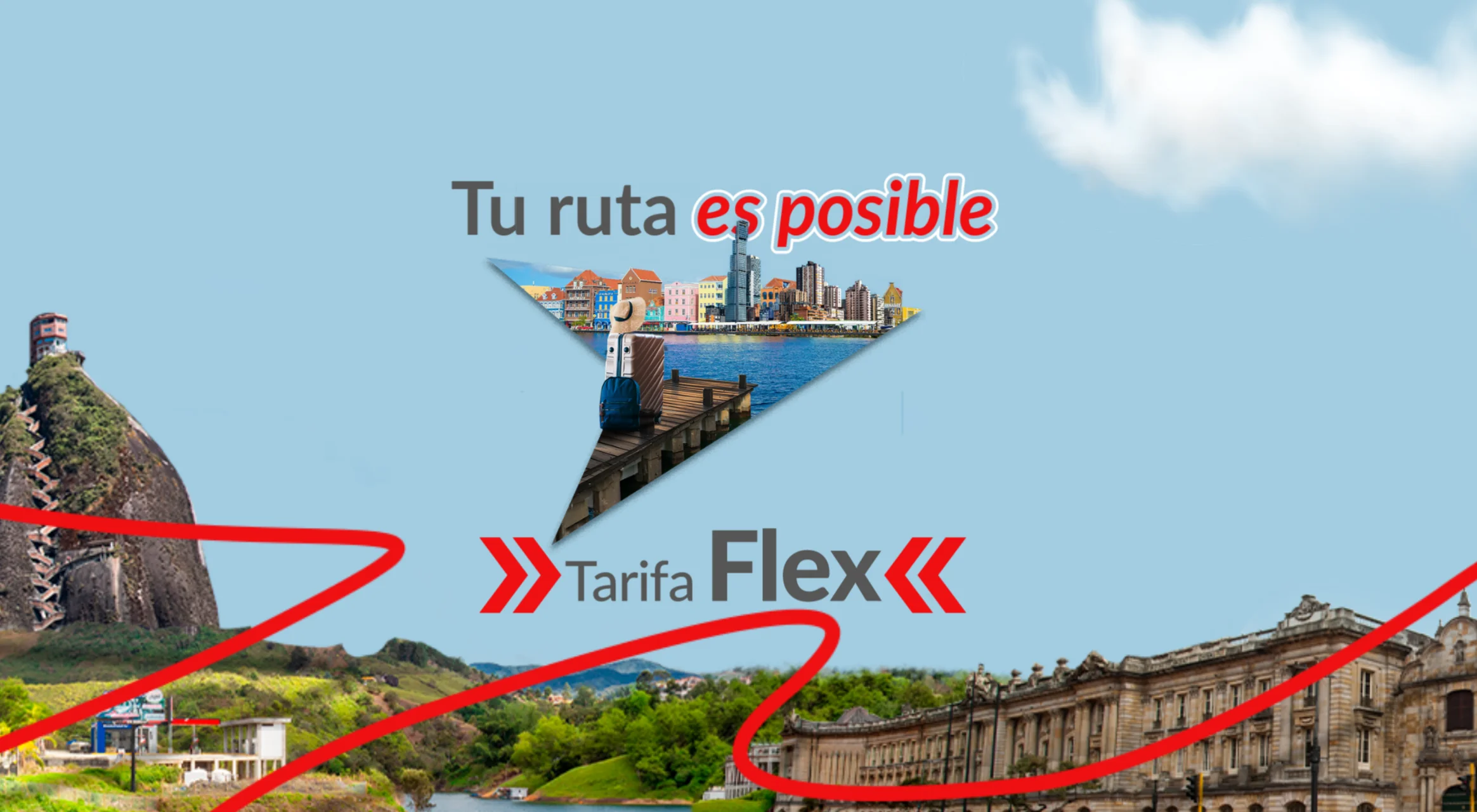 ¿Planes que cambian? con Tarifa Flex tu ruta internacional es posible 
